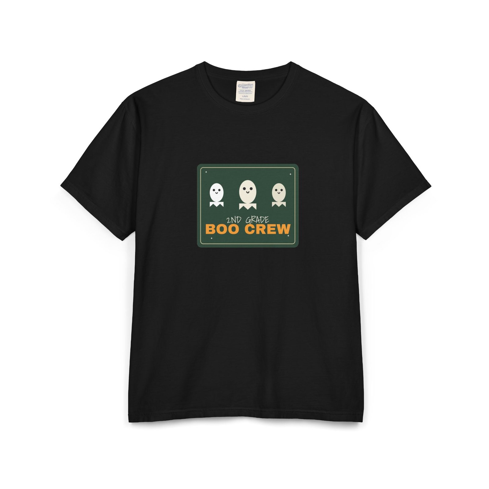 2nd Grade Boo Crew Halloween Teacher Shirt | Spooky Season Teacher Gift | Comfort Colors Tee - Image 5