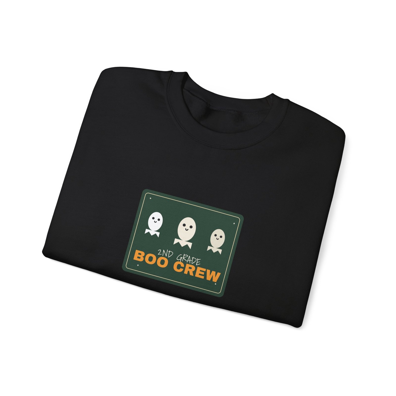 2nd Grade Boo Crew Halloween Teacher Shirt | Spooky Season Teacher Gift | Gildan 18000 Crewneck - Image 7