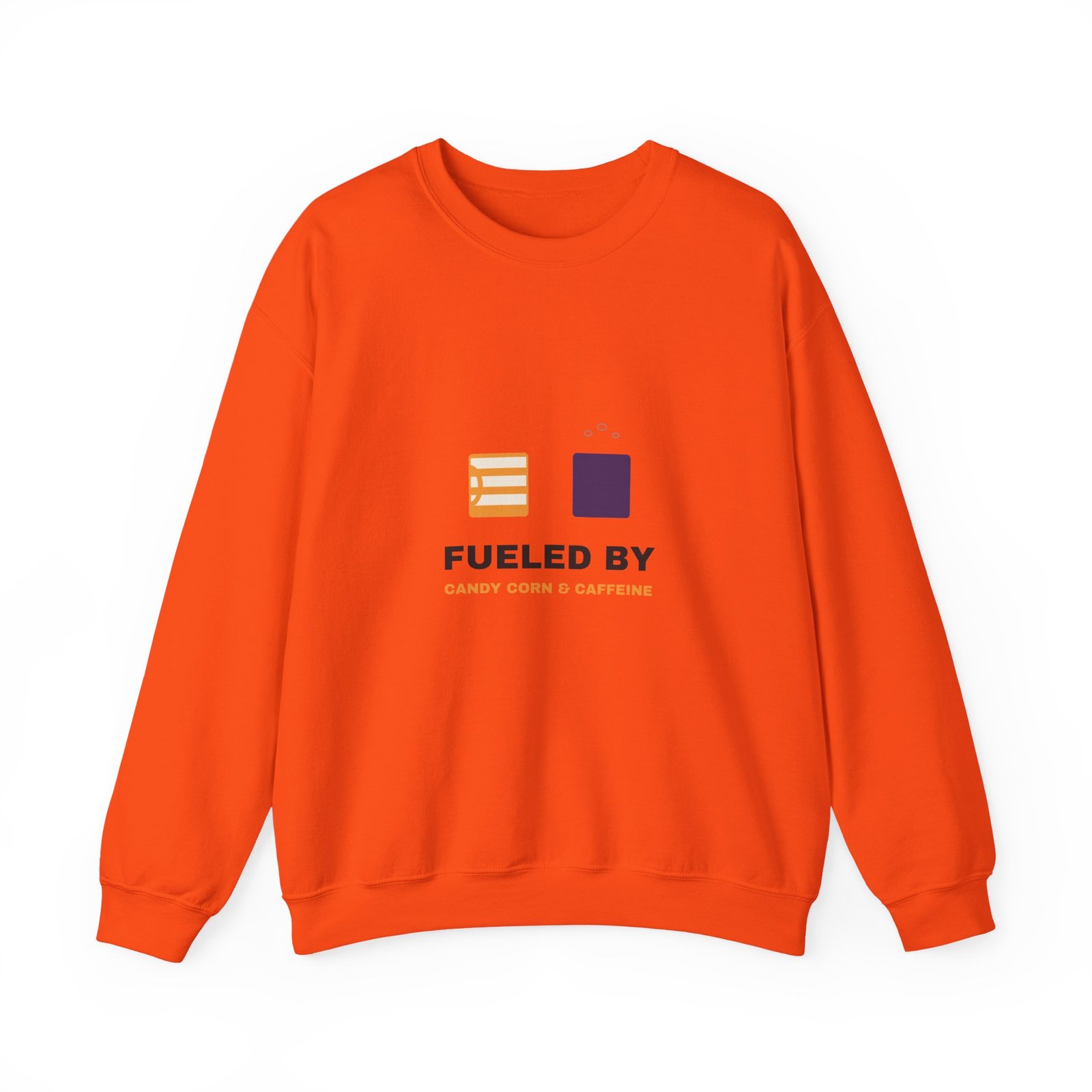 Fueled by Candy Corn and Caffeine Halloween Teacher Shirt | Teacher Humor Gift | Gildan 18000 Crewneck - Image 17
