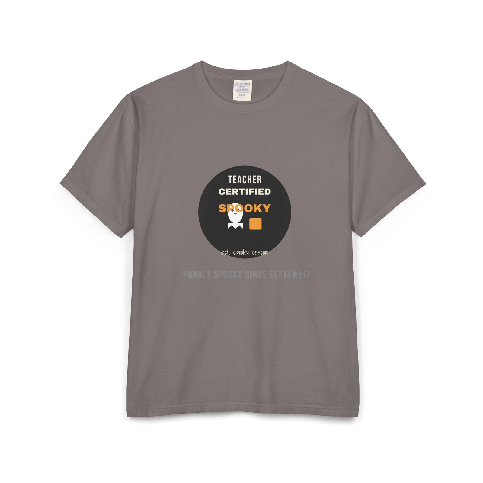 Teacher Certified Spooky Halloween Shirt | Spooky Season Teacher Gift | Comfort Colors Tee - Image 3