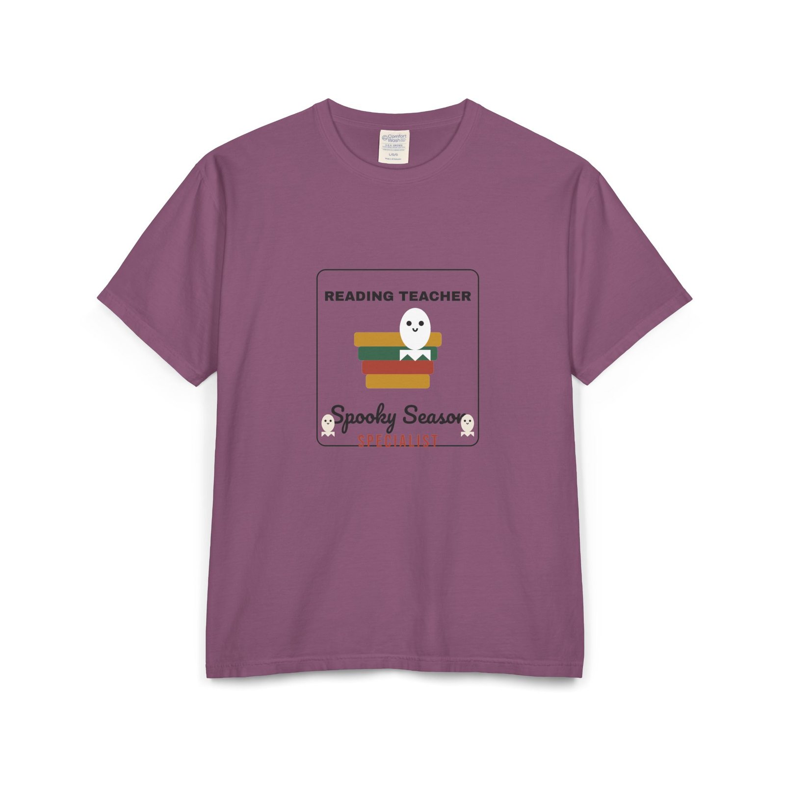 Reading Teacher Spooky Season Specialist Halloween Shirt | Bookish Teacher Gift | Comfort Colors Tee - Image 9