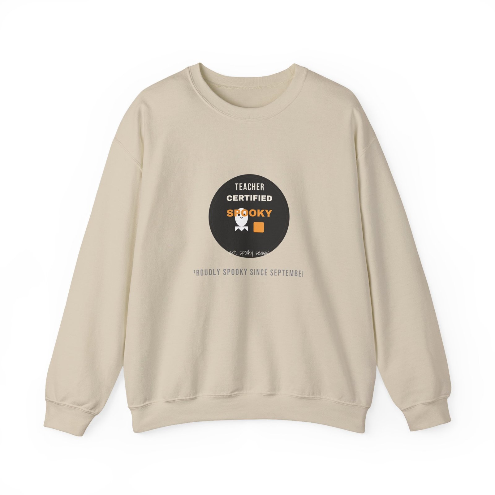 Teacher Certified Spooky Halloween Shirt | Spooky Season Teacher Gift | Gildan 18000 Crewneck - Image 9