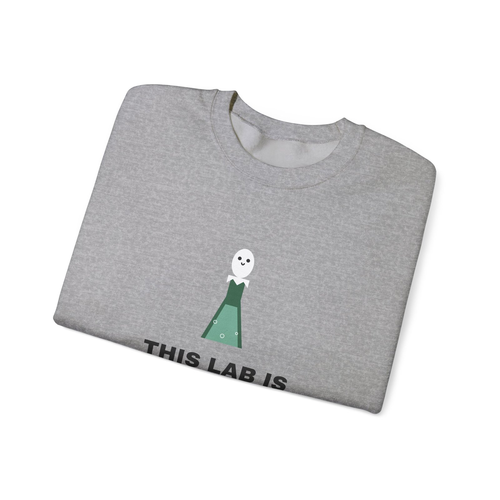This Lab Is Haunted Halloween Science Teacher Shirt | STEM Teacher Gift | Gildan 18000 Crewneck - Image 15