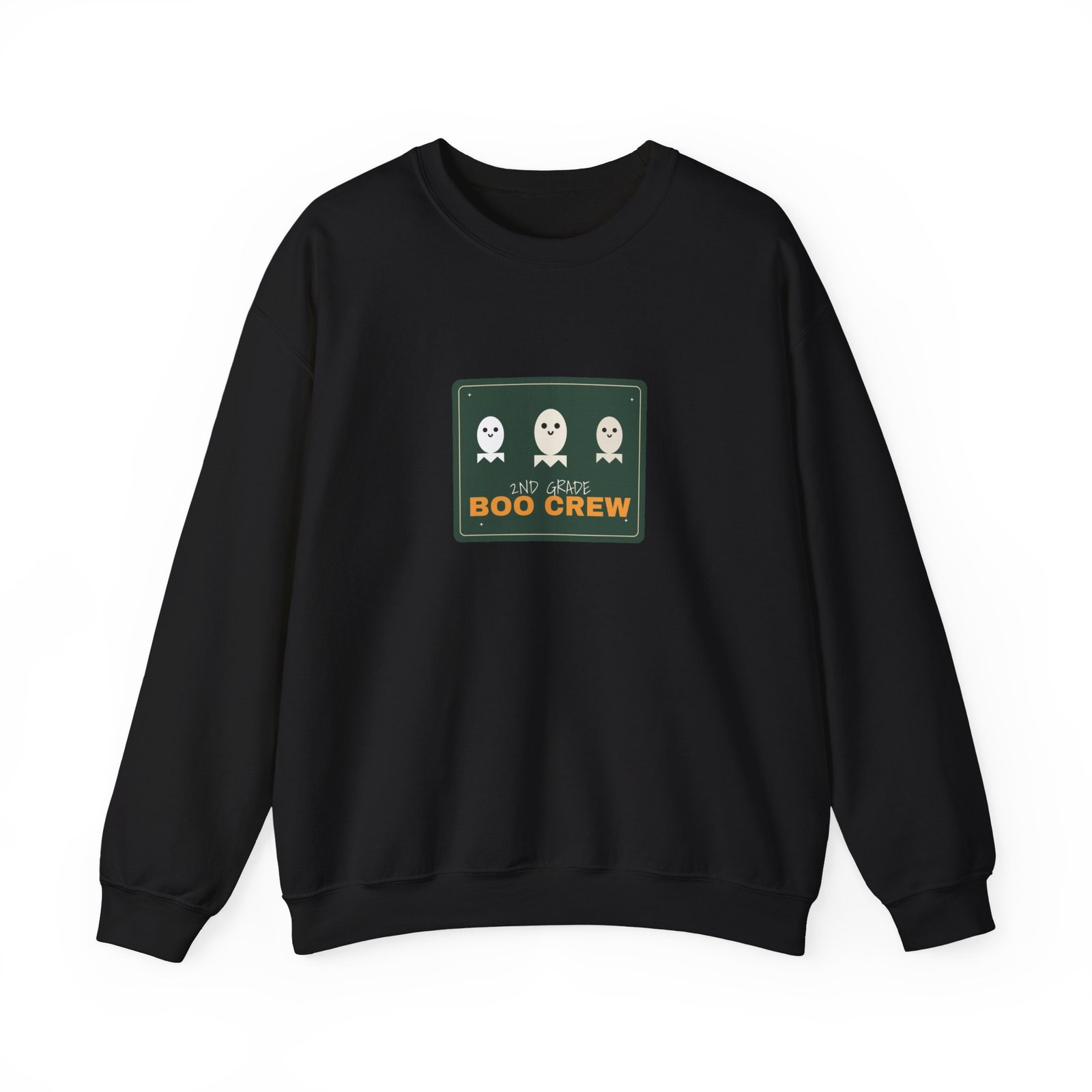2nd Grade Boo Crew Halloween Teacher Shirt | Spooky Season Teacher Gift | Gildan 18000 Crewneck - Image 5