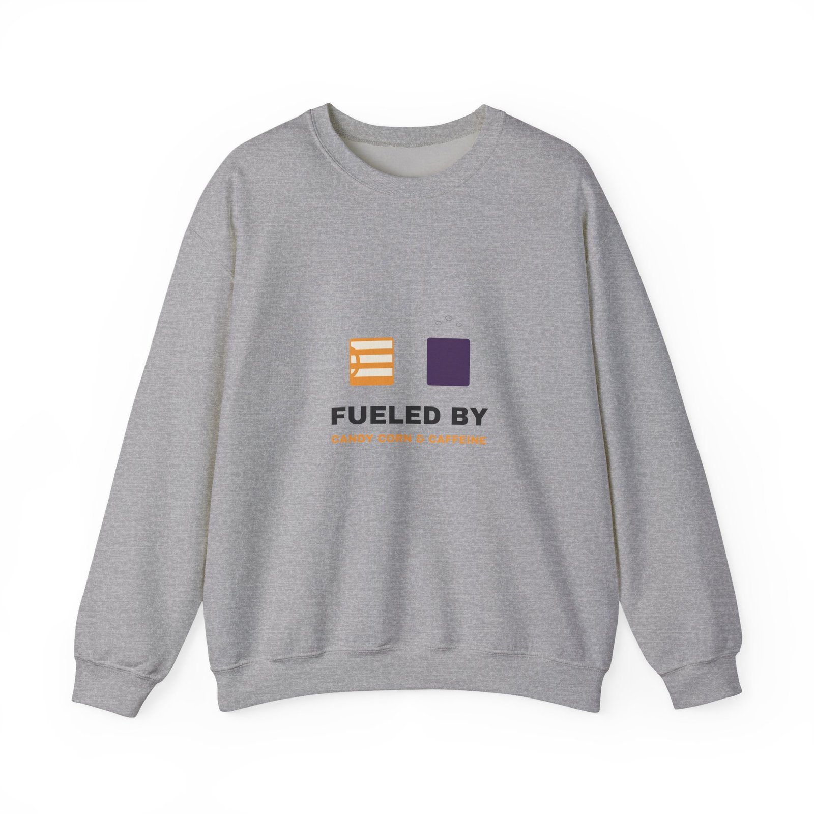 Fueled by Candy Corn and Caffeine Halloween Teacher Shirt | Teacher Humor Gift | Gildan 18000 Crewneck - Image 13