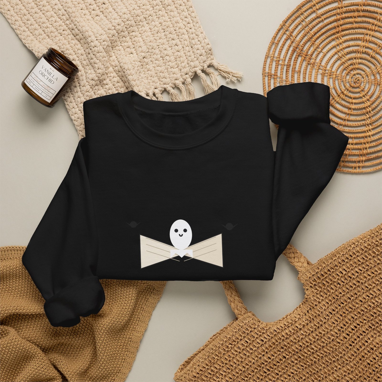 Read Between the Spines Book Lover Halloween Shirt | Bookish Fall Gift | Gildan 18000 Crewneck - Image 8