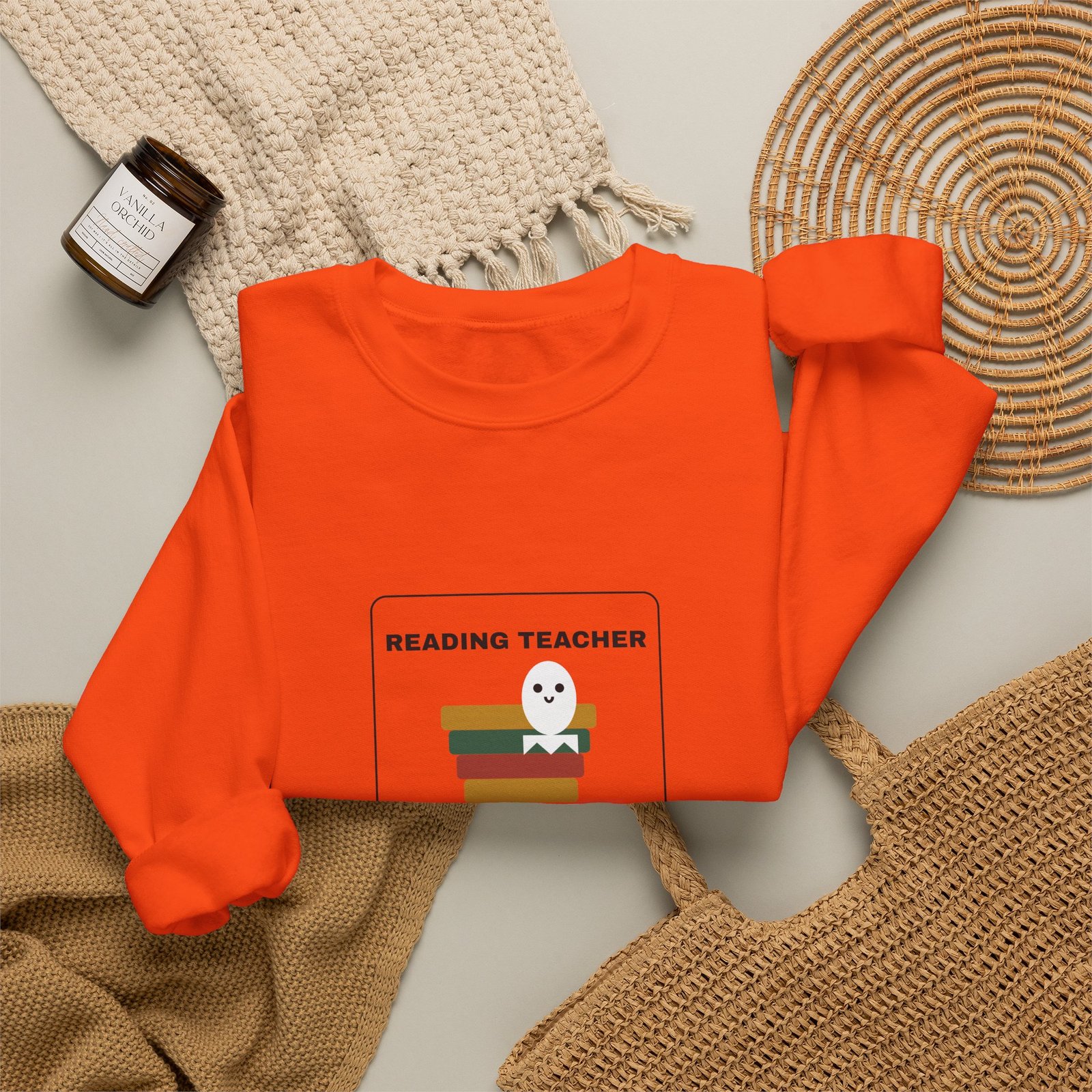 Reading Teacher Spooky Season Specialist Halloween Shirt | Bookish Teacher Gift | Gildan 18000 Crewneck - Image 20