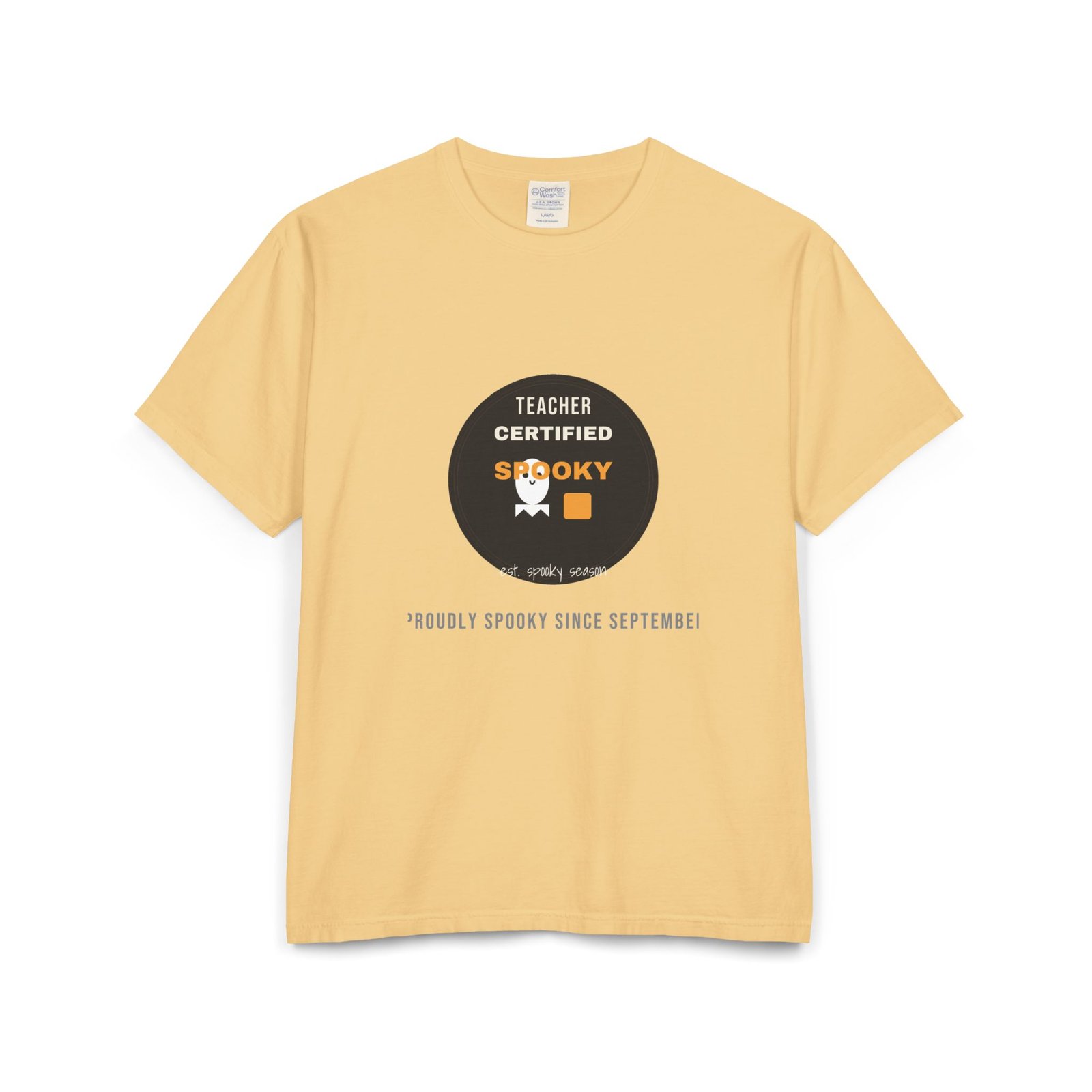 Teacher Certified Spooky Halloween Shirt | Spooky Season Teacher Gift | Comfort Colors Tee - Image 7