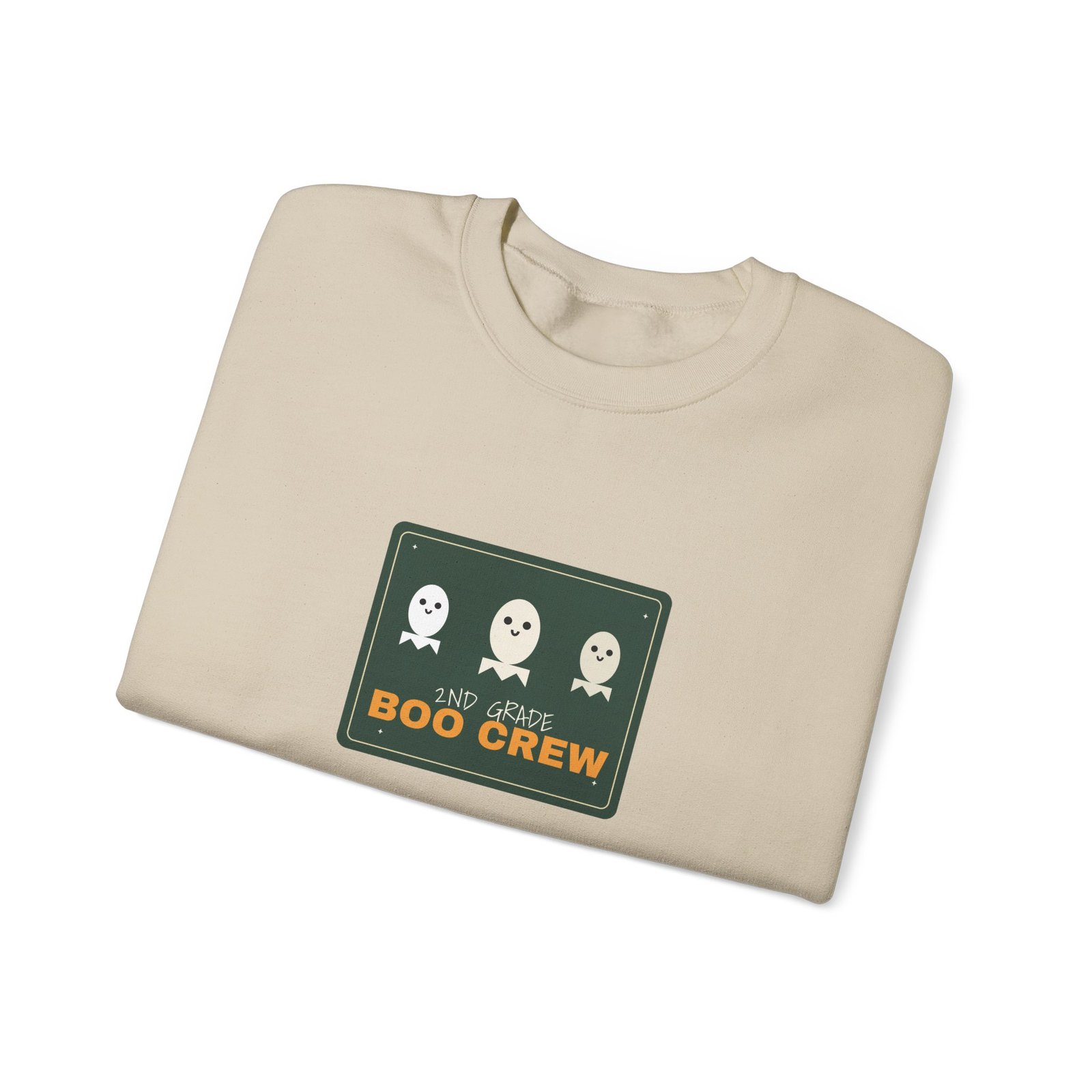 2nd Grade Boo Crew Halloween Teacher Shirt | Spooky Season Teacher Gift | Gildan 18000 Crewneck - Image 11