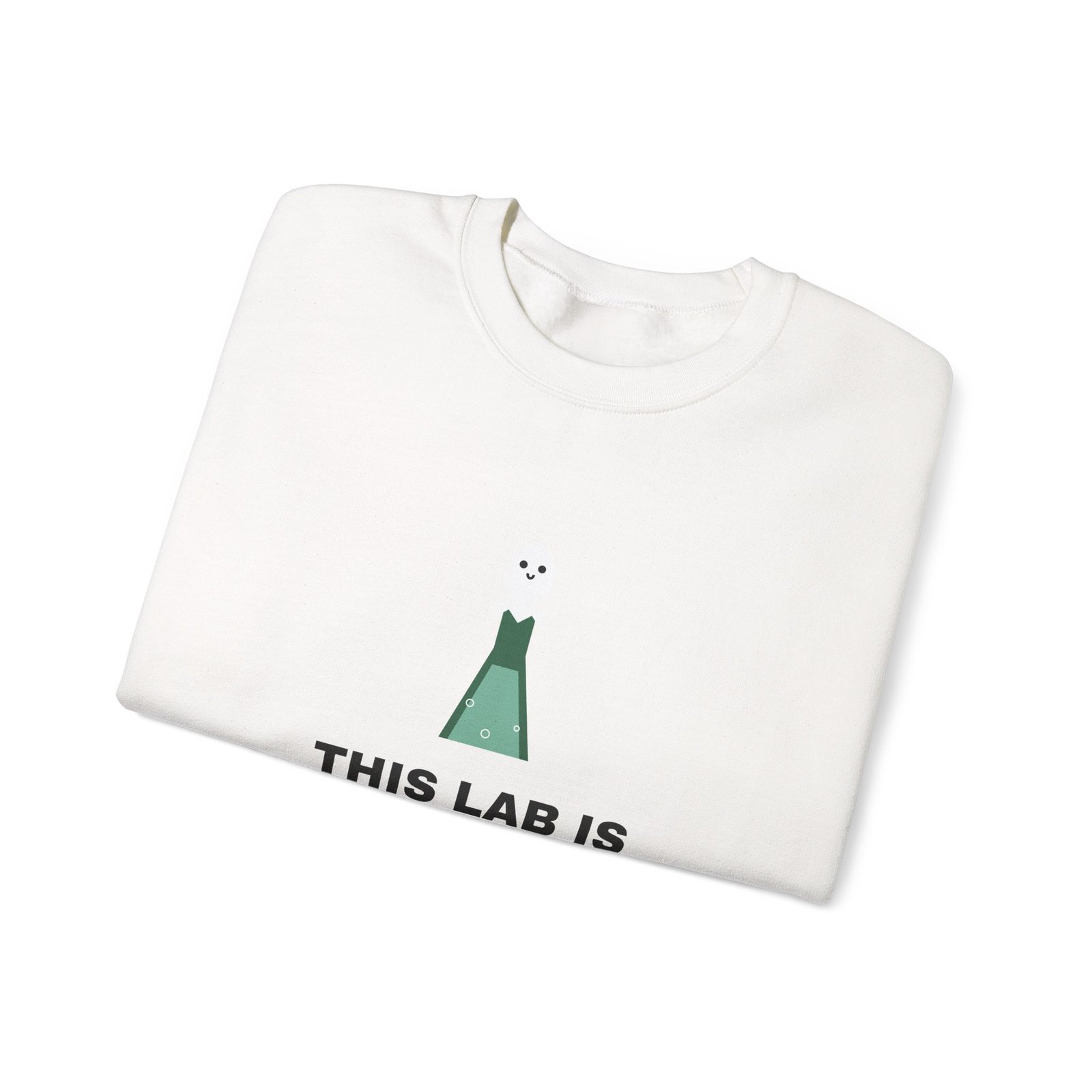 This Lab Is Haunted Halloween Science Teacher Shirt | STEM Teacher Gift | Gildan 18000 Crewneck - Image 3