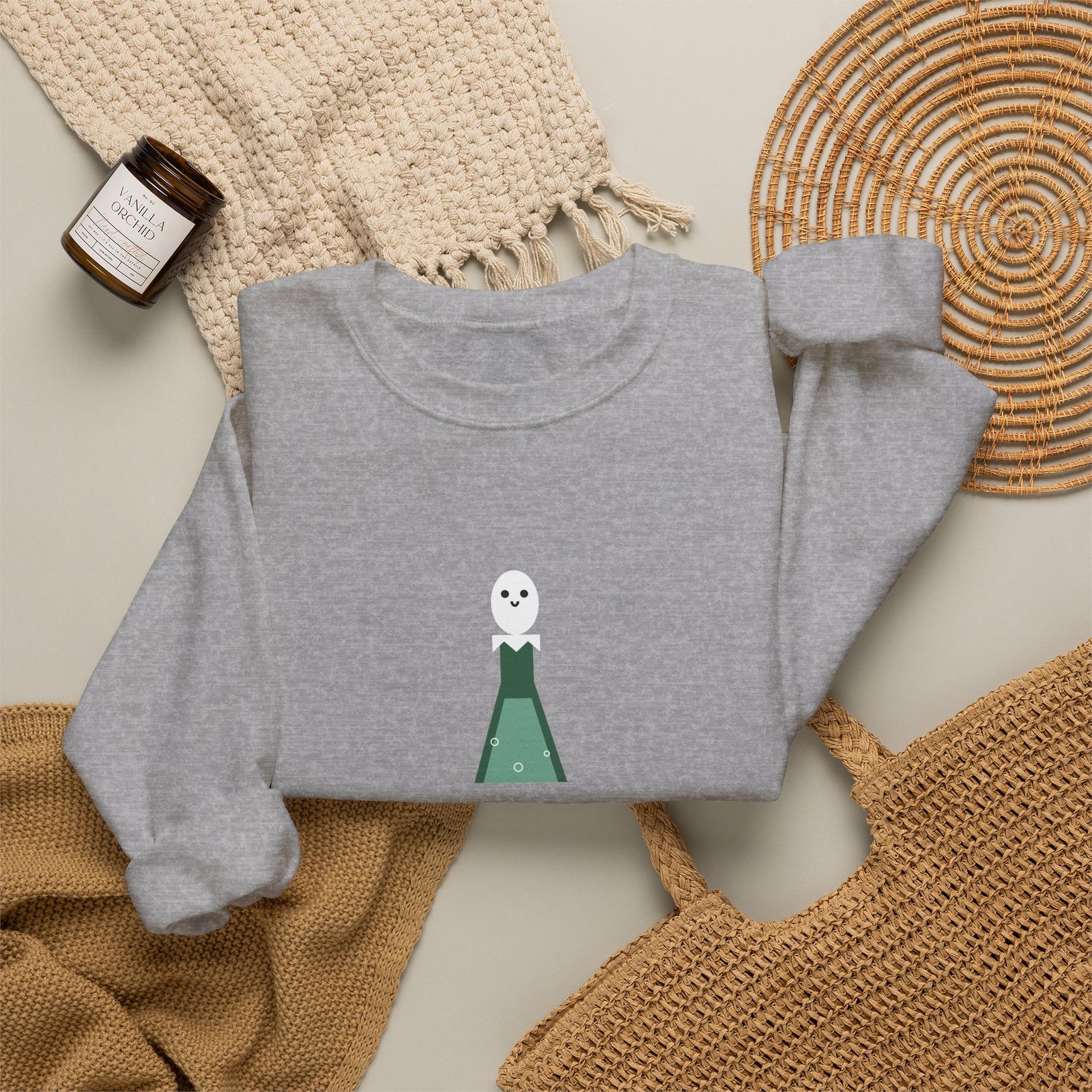 This Lab Is Haunted Halloween Science Teacher Shirt | STEM Teacher Gift | Gildan 18000 Crewneck - Image 16