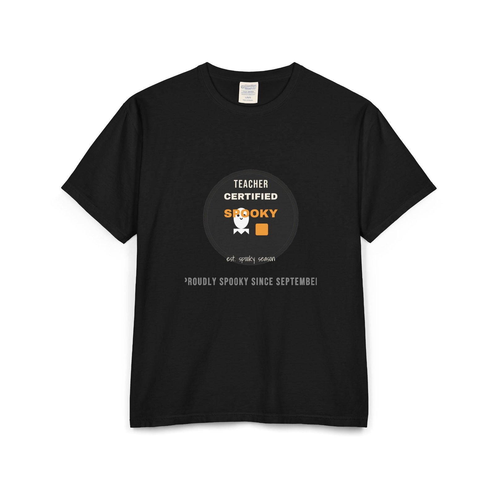 Teacher Certified Spooky Halloween Shirt | Spooky Season Teacher Gift | Comfort Colors Tee - Image 5