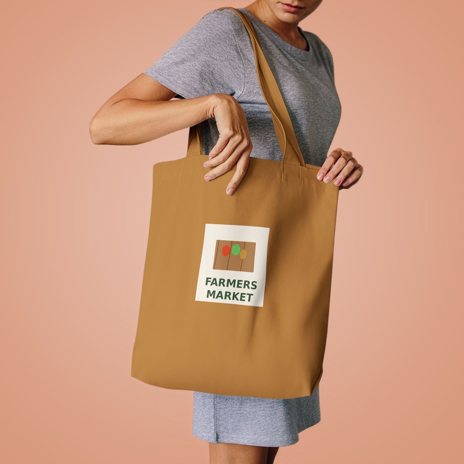 Cotton Canvas Tote Bag | Fall Market Tote - Image 8