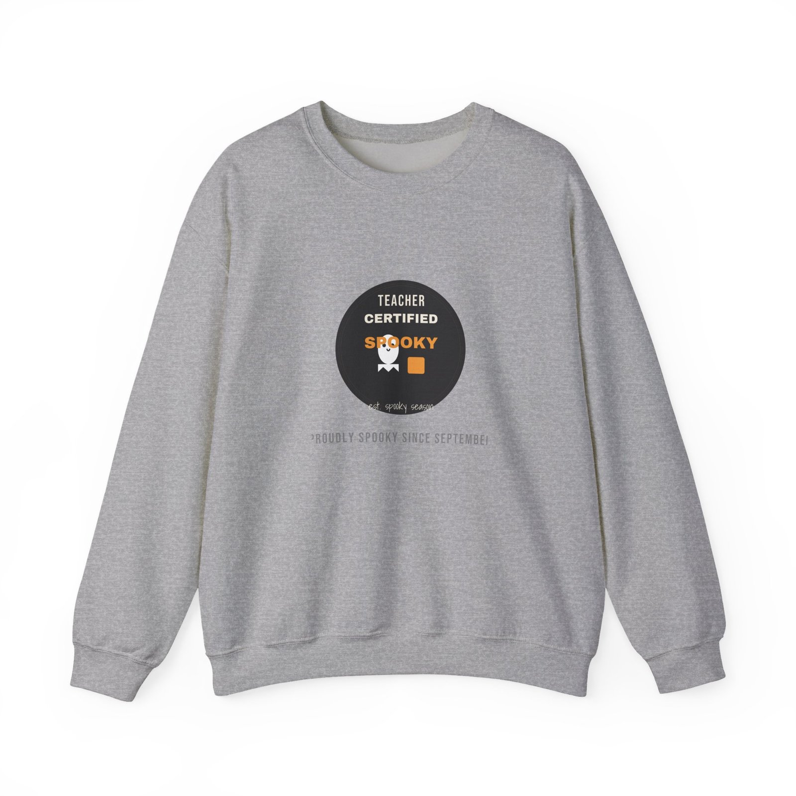 Teacher Certified Spooky Halloween Shirt | Spooky Season Teacher Gift | Gildan 18000 Crewneck - Image 13