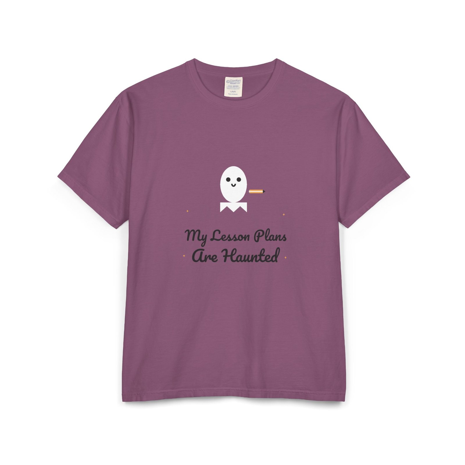 My Lesson Plans Are Haunted Halloween Teacher Shirt | Funny Teacher Gift | Comfort Colors Tee - Image 9