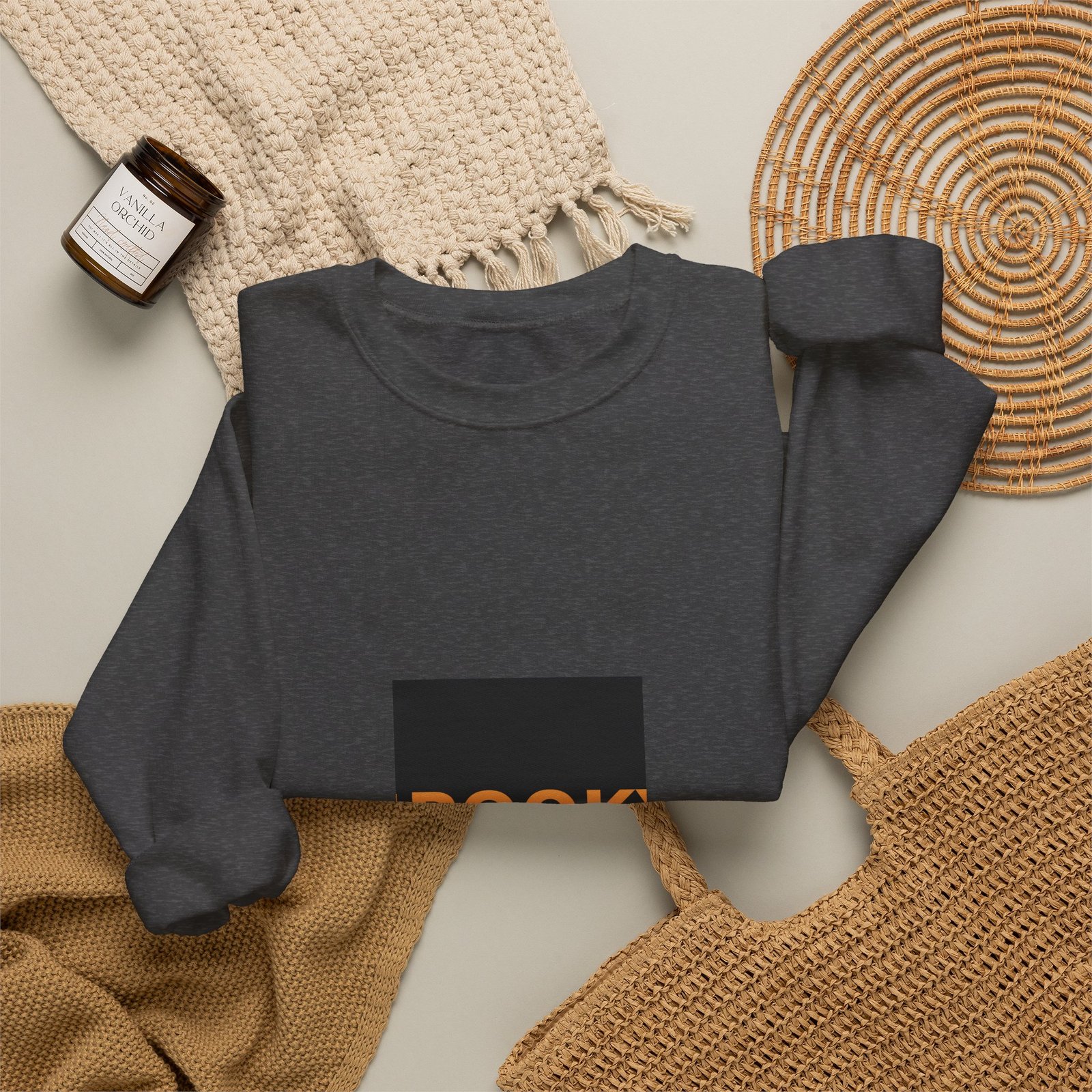 Gildan 18000 Crewneck Sweatshirt | Spooky Season Typography - Image 20