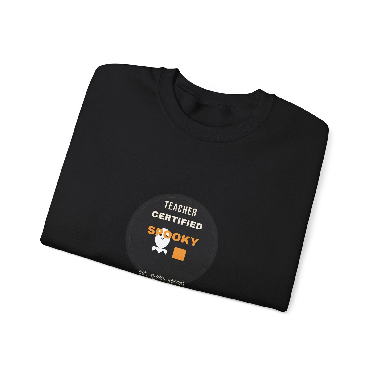 Teacher Certified Spooky Halloween Shirt | Spooky Season Teacher Gift | Gildan 18000 Crewneck - Image 7