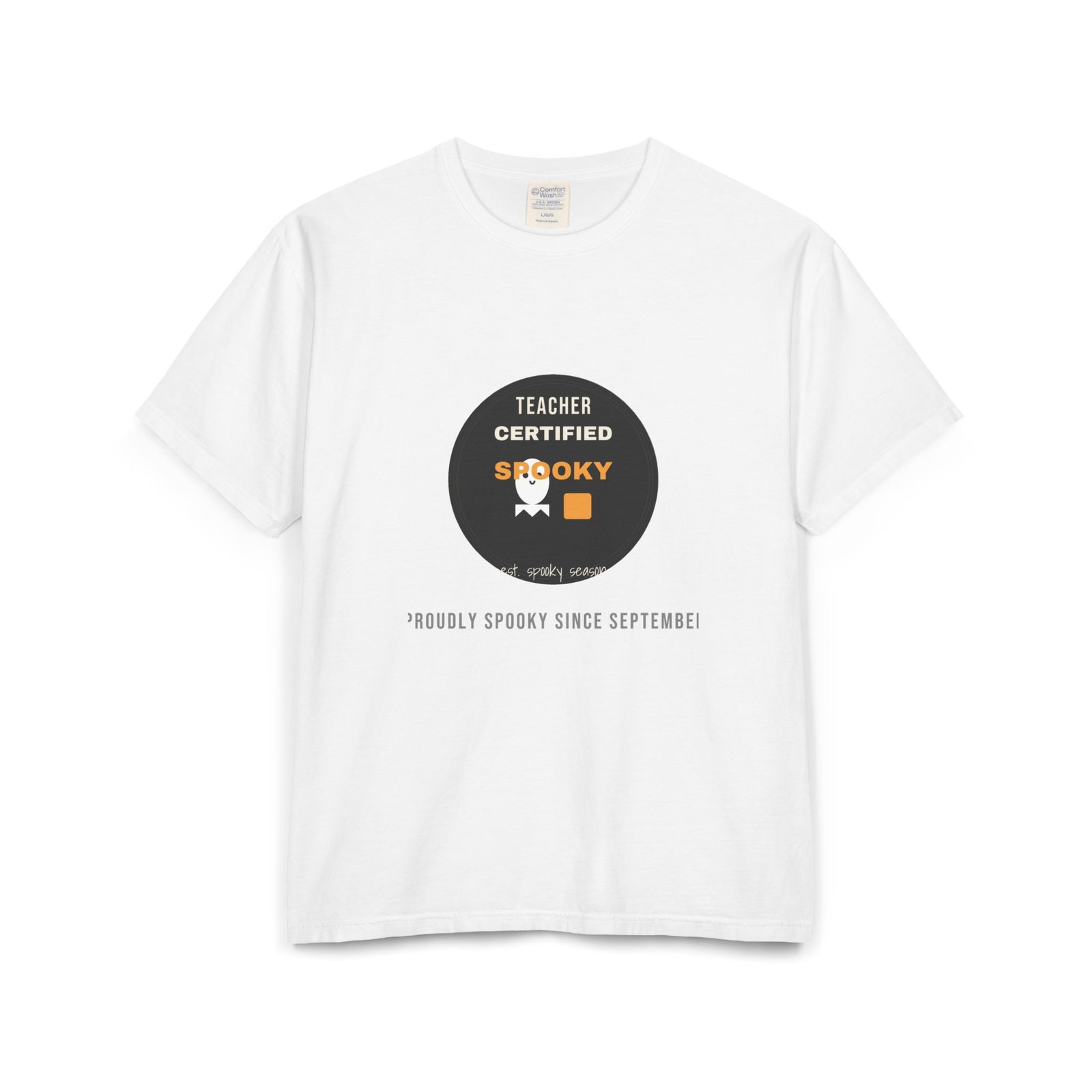 Teacher Certified Spooky Halloween Shirt | Spooky Season Teacher Gift | Comfort Colors Tee