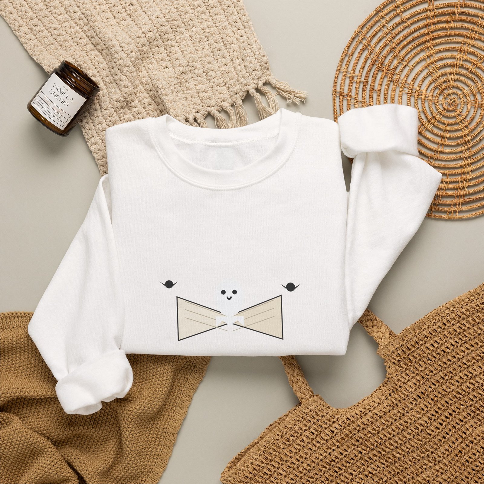 Read Between the Spines Book Lover Halloween Shirt | Bookish Fall Gift | Gildan 18000 Crewneck - Image 4
