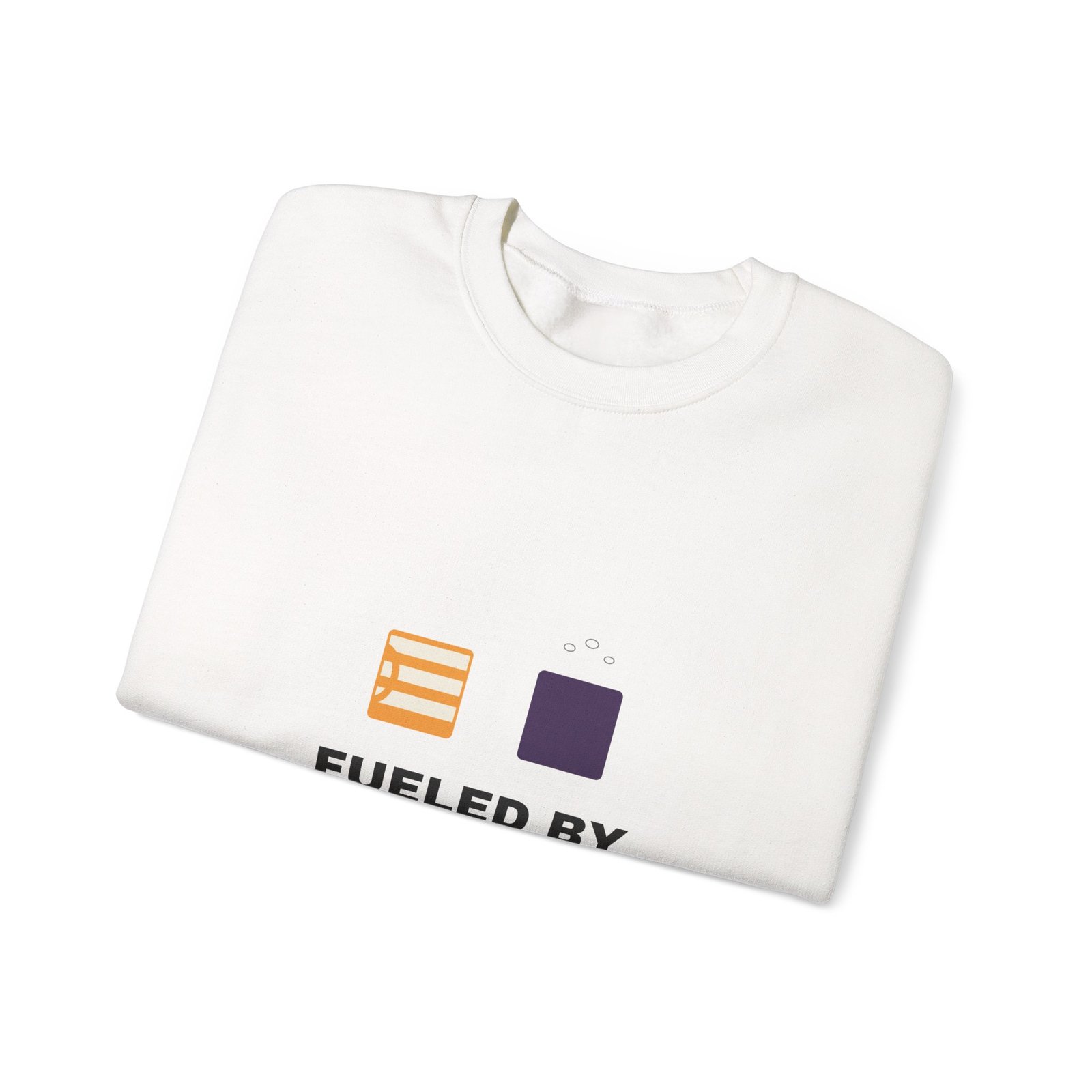 Fueled by Candy Corn and Caffeine Halloween Teacher Shirt | Teacher Humor Gift | Gildan 18000 Crewneck - Image 3