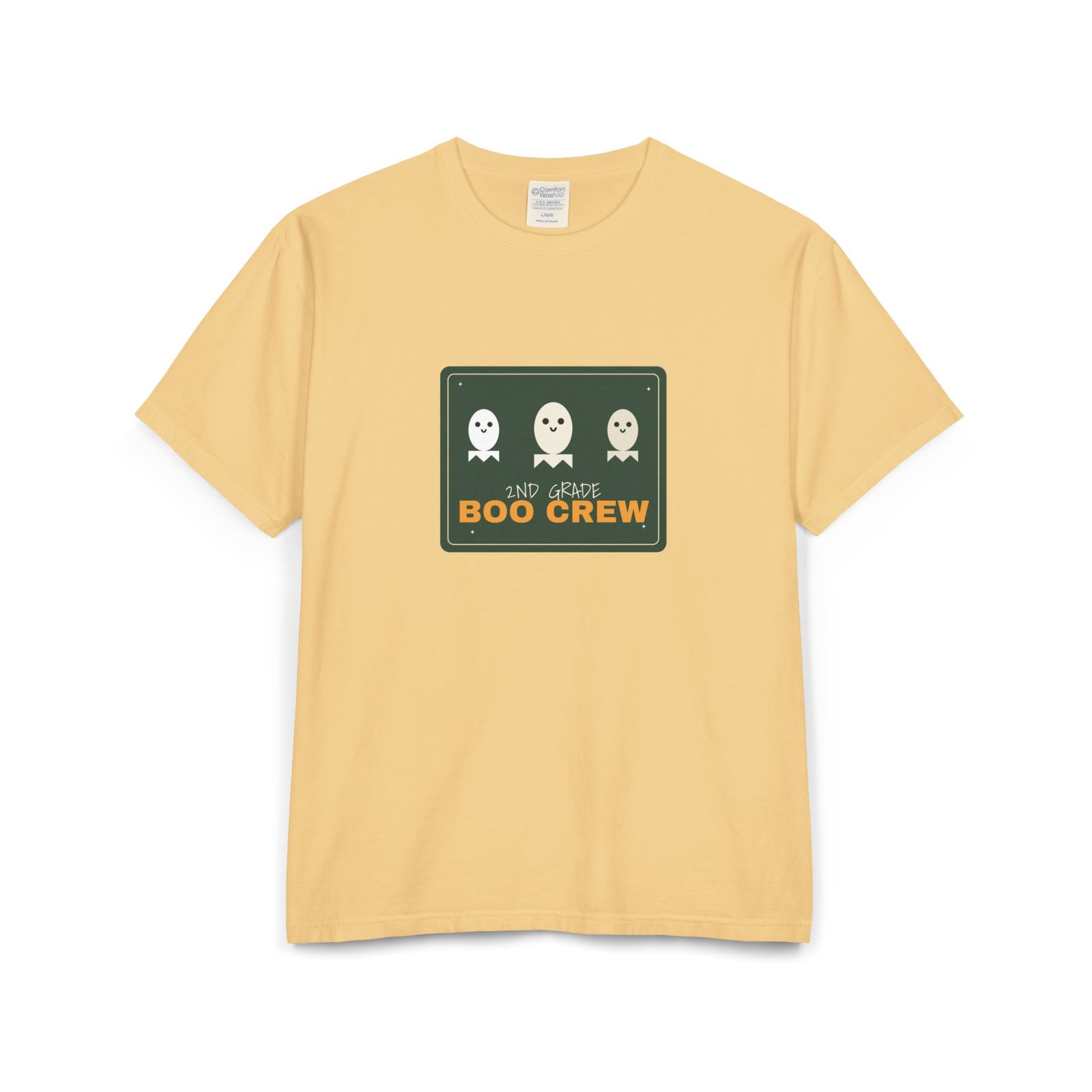 2nd Grade Boo Crew Halloween Teacher Shirt | Spooky Season Teacher Gift | Comfort Colors Tee - Image 7
