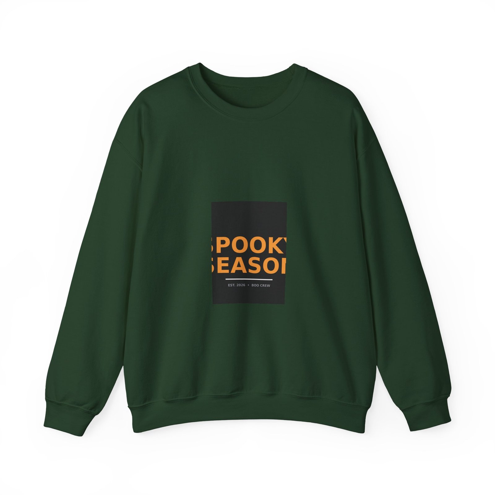 Gildan 18000 Crewneck Sweatshirt | Spooky Season Typography - Image 13