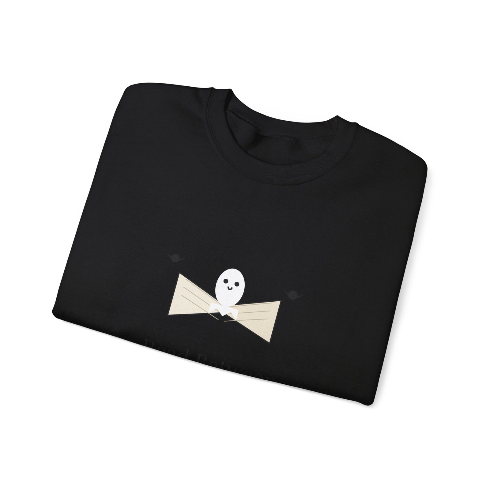Read Between the Spines Book Lover Halloween Shirt | Bookish Fall Gift | Gildan 18000 Crewneck - Image 7