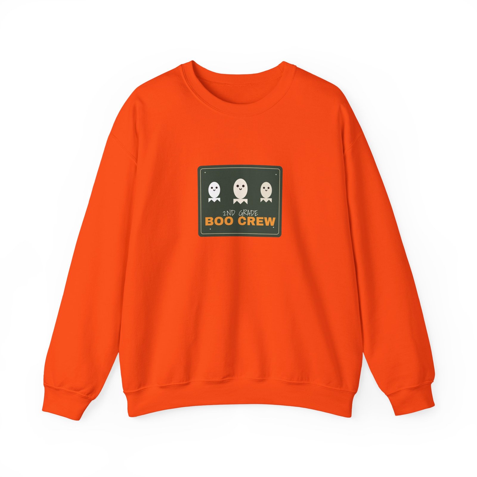 2nd Grade Boo Crew Halloween Teacher Shirt | Spooky Season Teacher Gift | Gildan 18000 Crewneck - Image 17