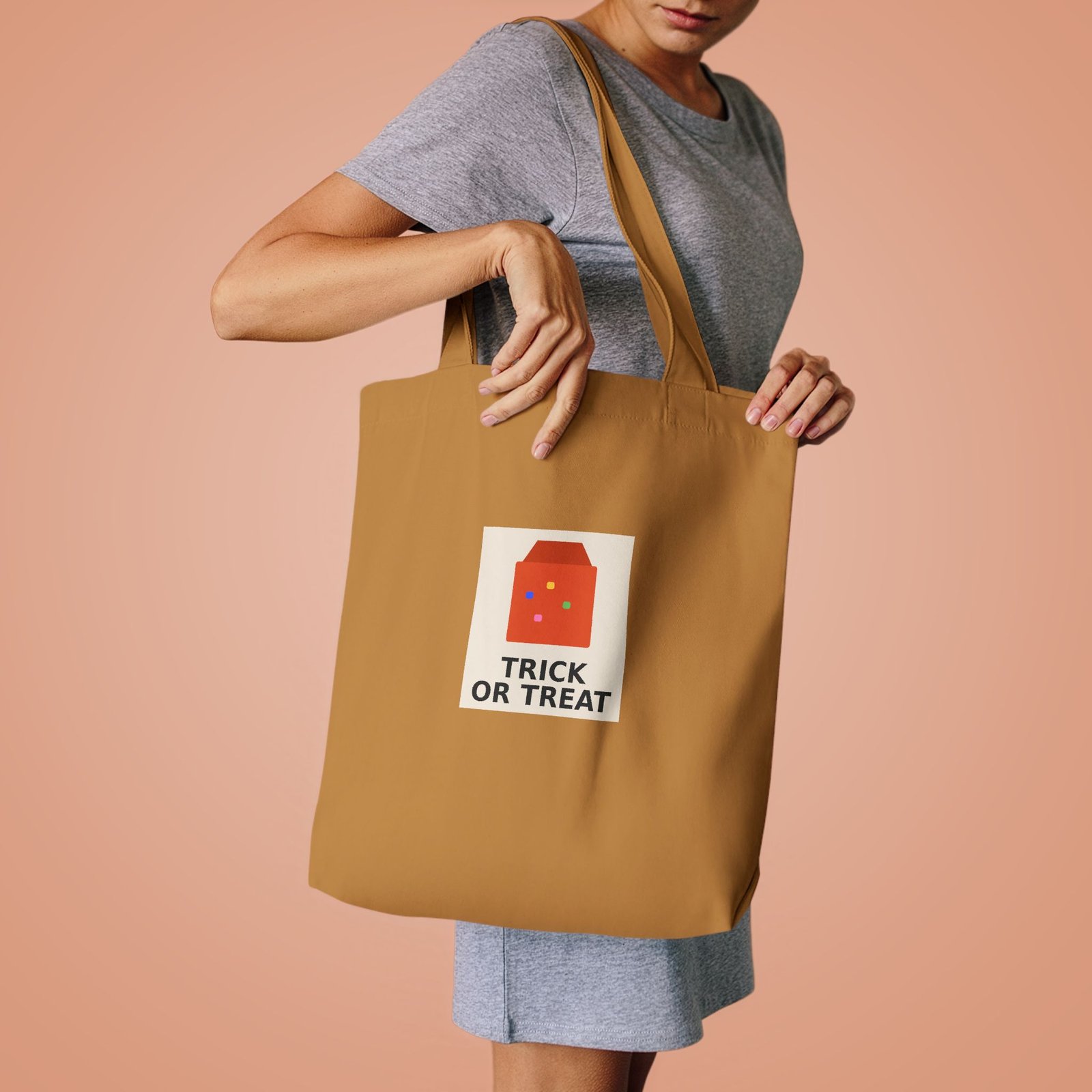 Cotton Canvas Tote Bag | Trick or Treat - Image 8