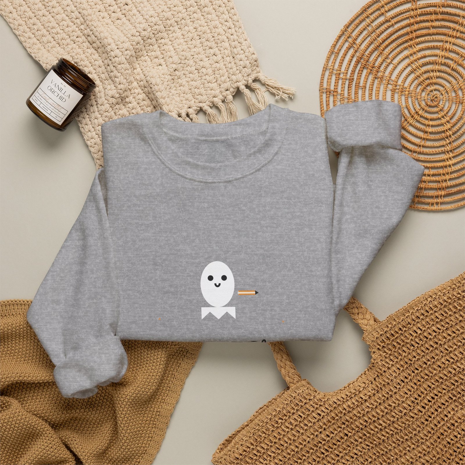 My Lesson Plans Are Haunted Halloween Teacher Shirt | Funny Teacher Gift | Gildan 18000 Crewneck - Image 16