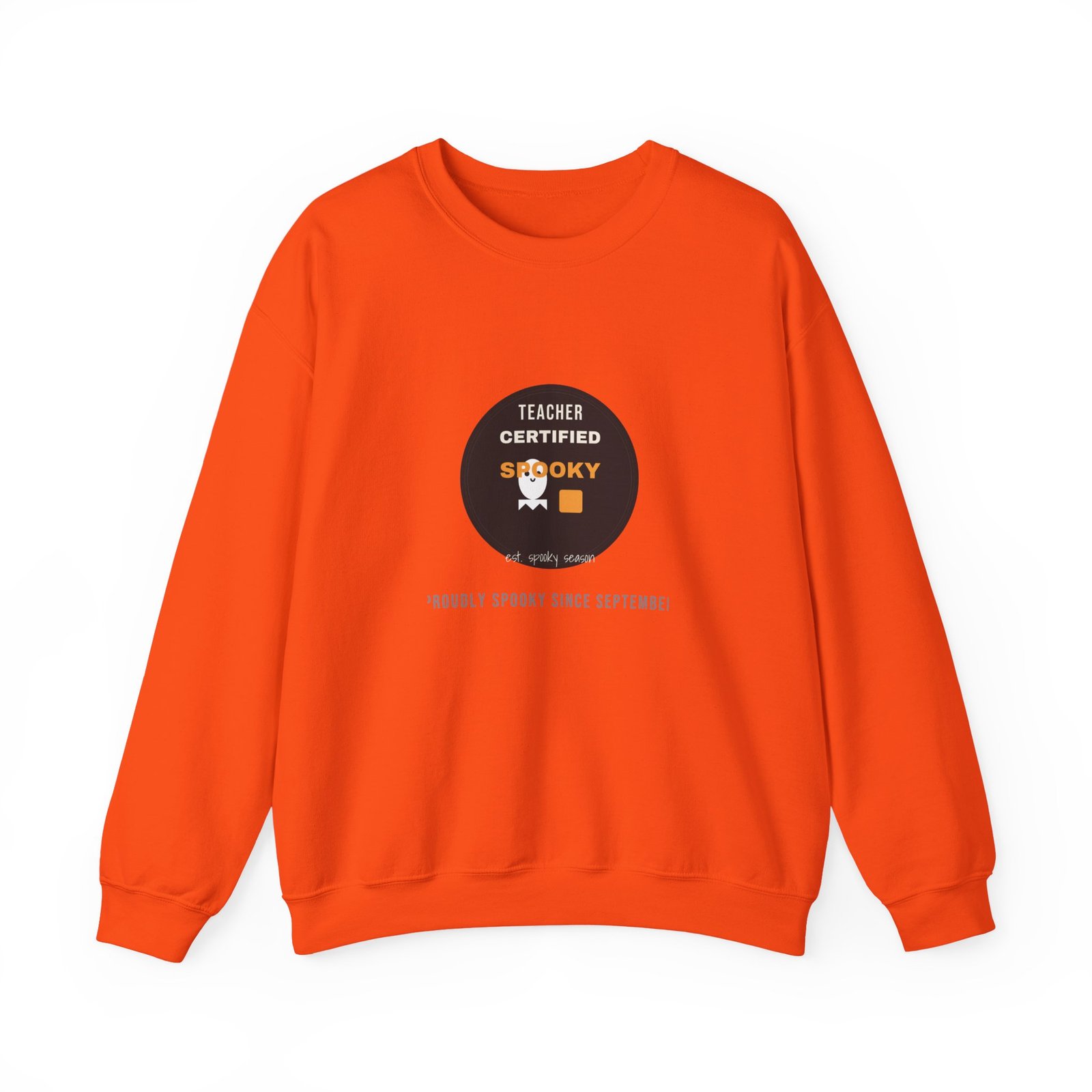 Teacher Certified Spooky Halloween Shirt | Spooky Season Teacher Gift | Gildan 18000 Crewneck - Image 17