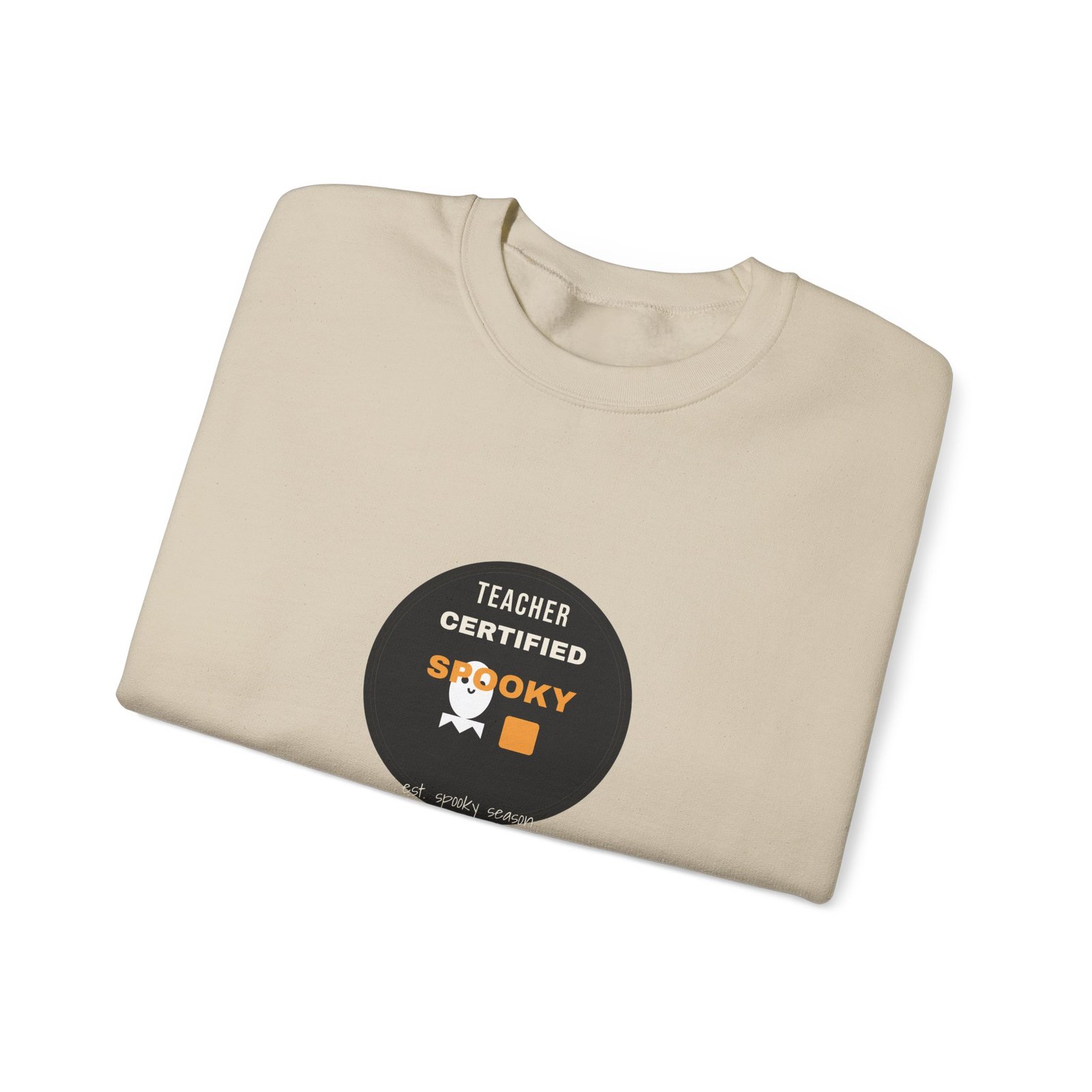 Teacher Certified Spooky Halloween Shirt | Spooky Season Teacher Gift | Gildan 18000 Crewneck - Image 11