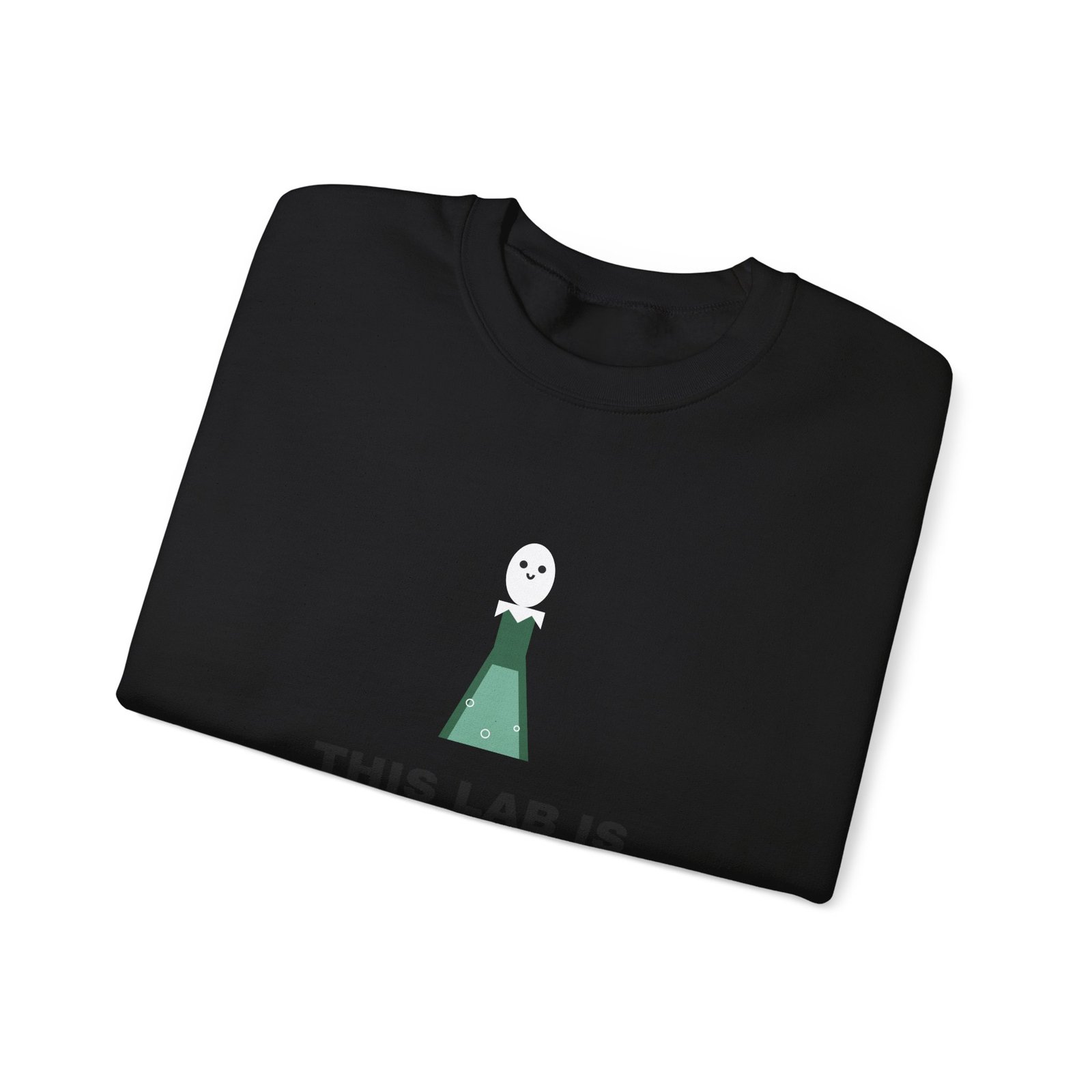 This Lab Is Haunted Halloween Science Teacher Shirt | STEM Teacher Gift | Gildan 18000 Crewneck - Image 7
