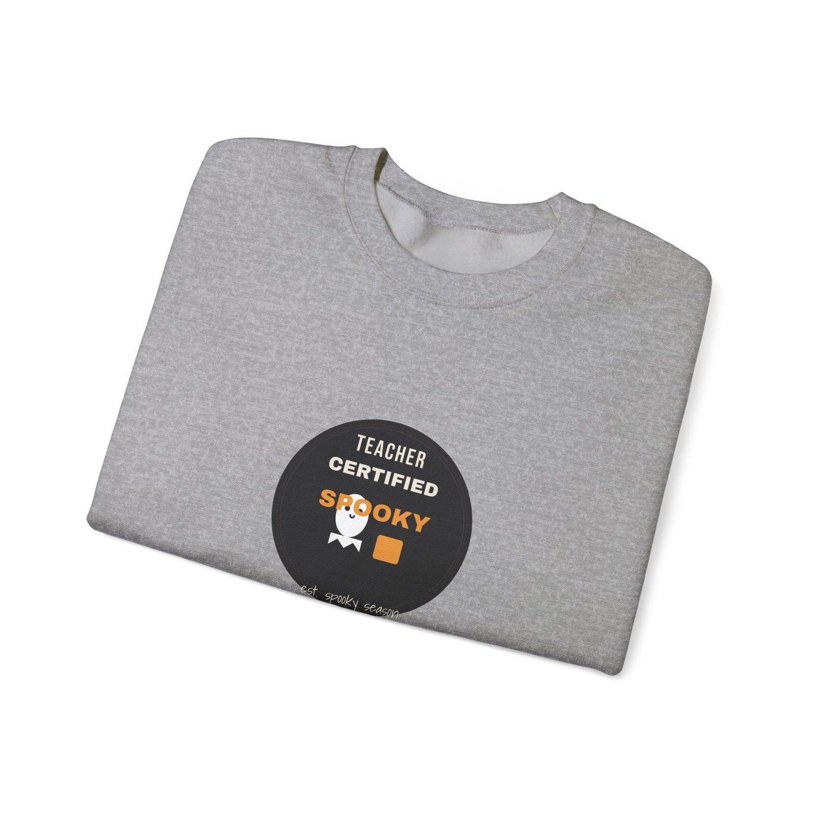 Teacher Certified Spooky Halloween Shirt | Spooky Season Teacher Gift | Gildan 18000 Crewneck - Image 15