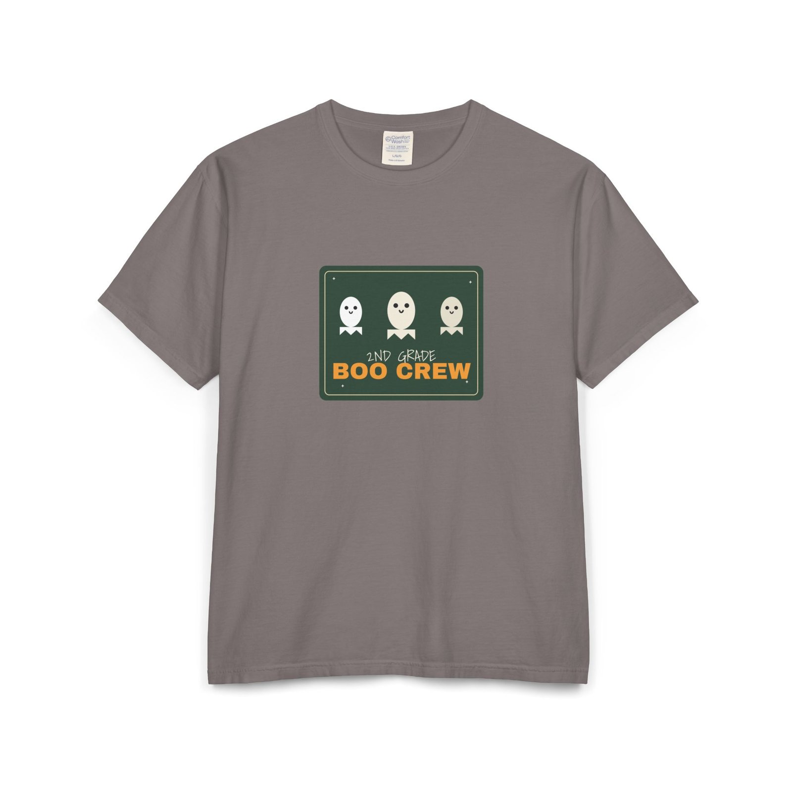 2nd Grade Boo Crew Halloween Teacher Shirt | Spooky Season Teacher Gift | Comfort Colors Tee - Image 3