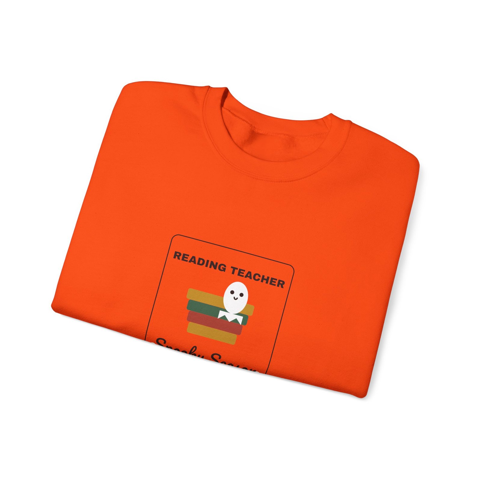 Reading Teacher Spooky Season Specialist Halloween Shirt | Bookish Teacher Gift | Gildan 18000 Crewneck - Image 19