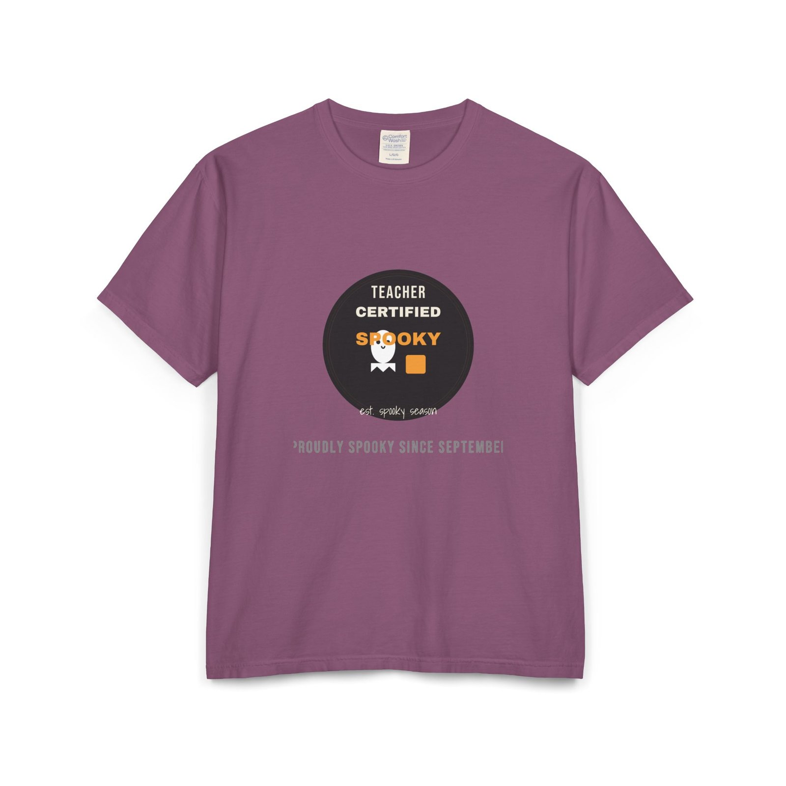 Teacher Certified Spooky Halloween Shirt | Spooky Season Teacher Gift | Comfort Colors Tee - Image 9