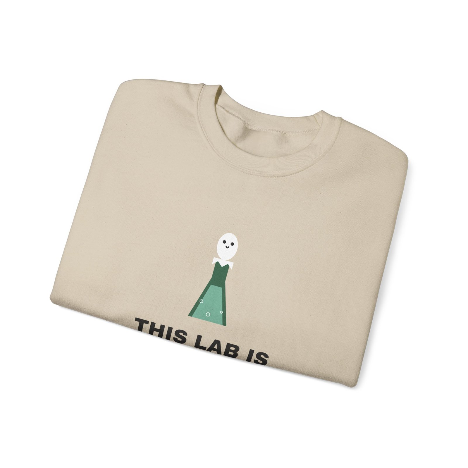 This Lab Is Haunted Halloween Science Teacher Shirt | STEM Teacher Gift | Gildan 18000 Crewneck - Image 11