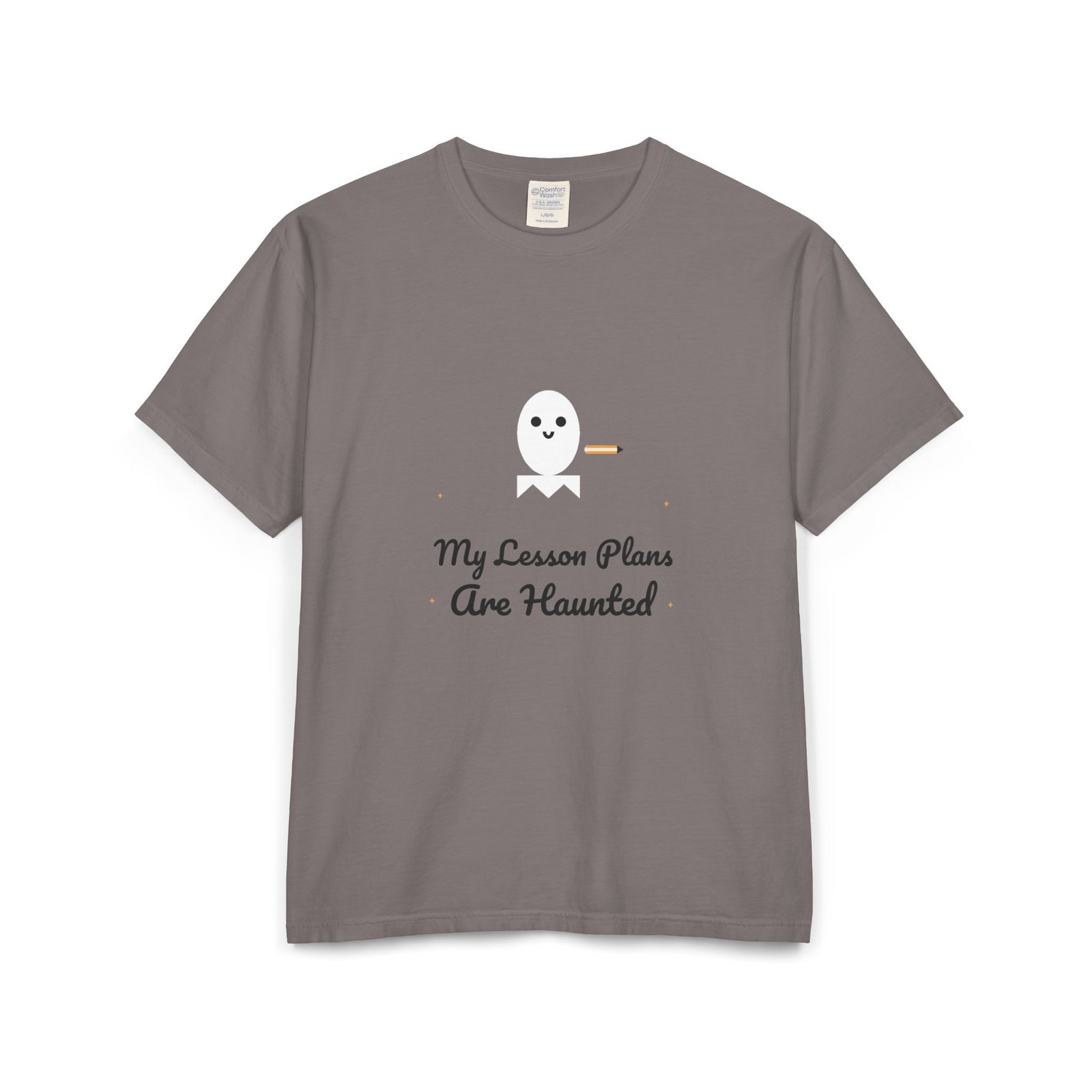 My Lesson Plans Are Haunted Halloween Teacher Shirt | Funny Teacher Gift | Comfort Colors Tee - Image 3