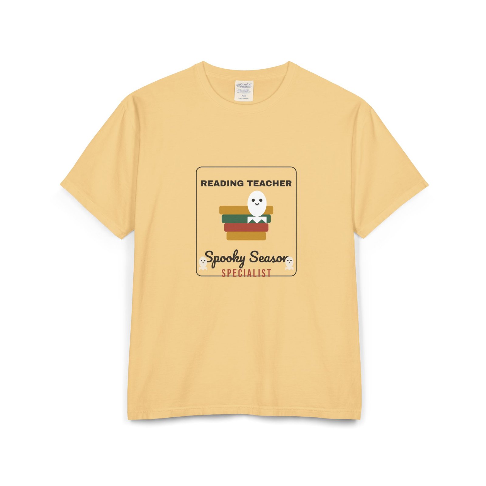 Reading Teacher Spooky Season Specialist Halloween Shirt | Bookish Teacher Gift | Comfort Colors Tee - Image 7