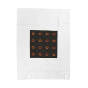 Velveteen Plush Blanket | Pumpkin Patch Pattern