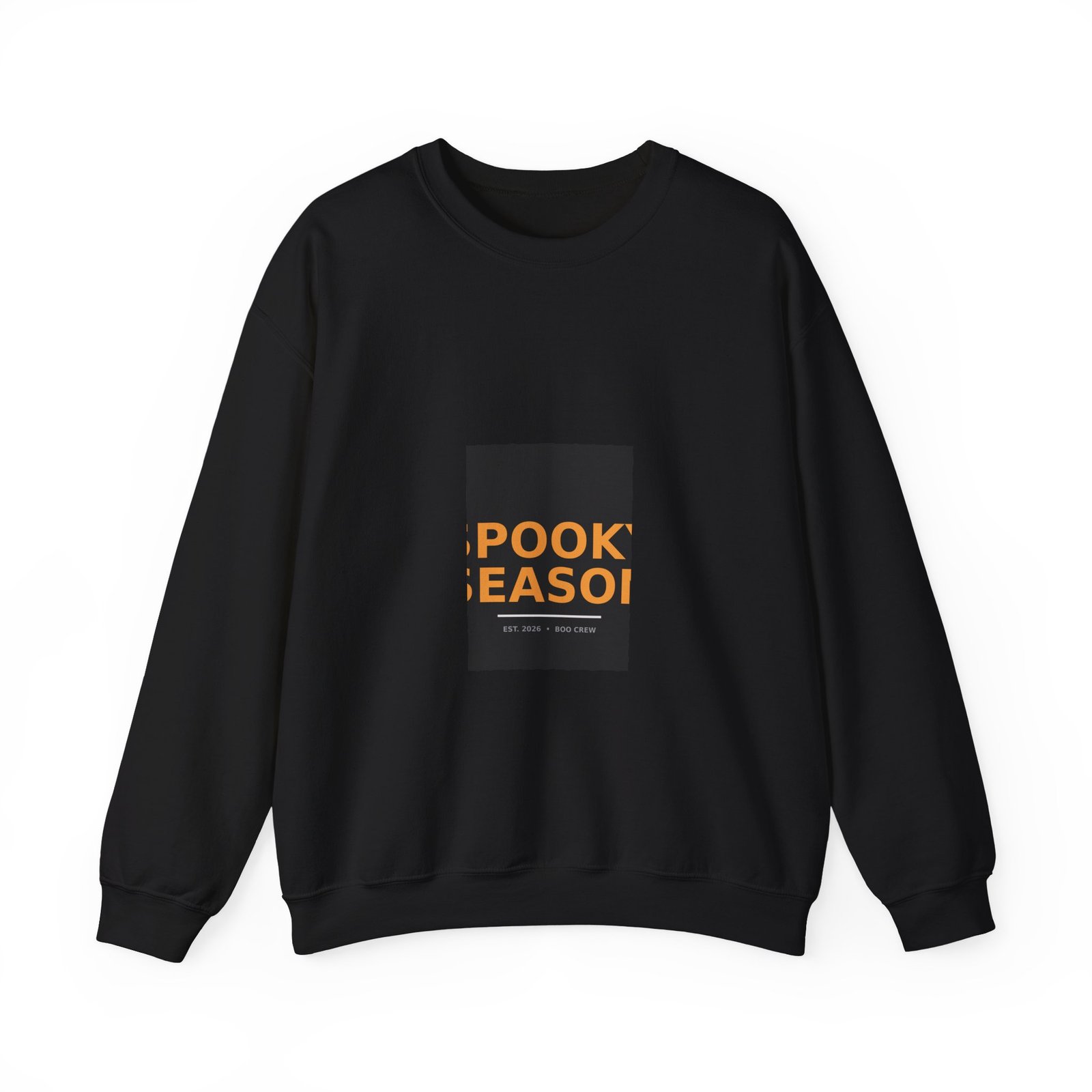 Gildan 18000 Crewneck Sweatshirt | Spooky Season Typography - Image 5